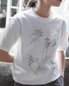 Smoking cigarette Hands T-Shirt harry styles  white byu usa uk boogzel apparel 