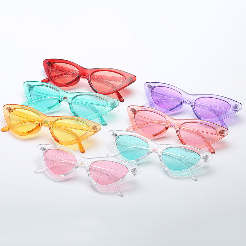 glitter Cat Eye Sunglasses boogzel apparel