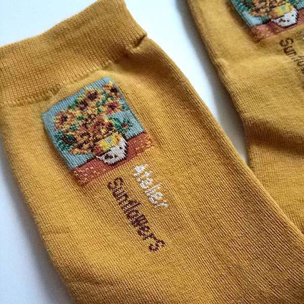 Van Gogh Sunflowers Socks boogzel apparel 