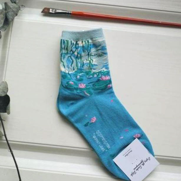 art painting socks van gogh tumblr aesthetic clothes boogzel apparel 