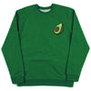 avocado embroidered sweatshirt boogzel apparel