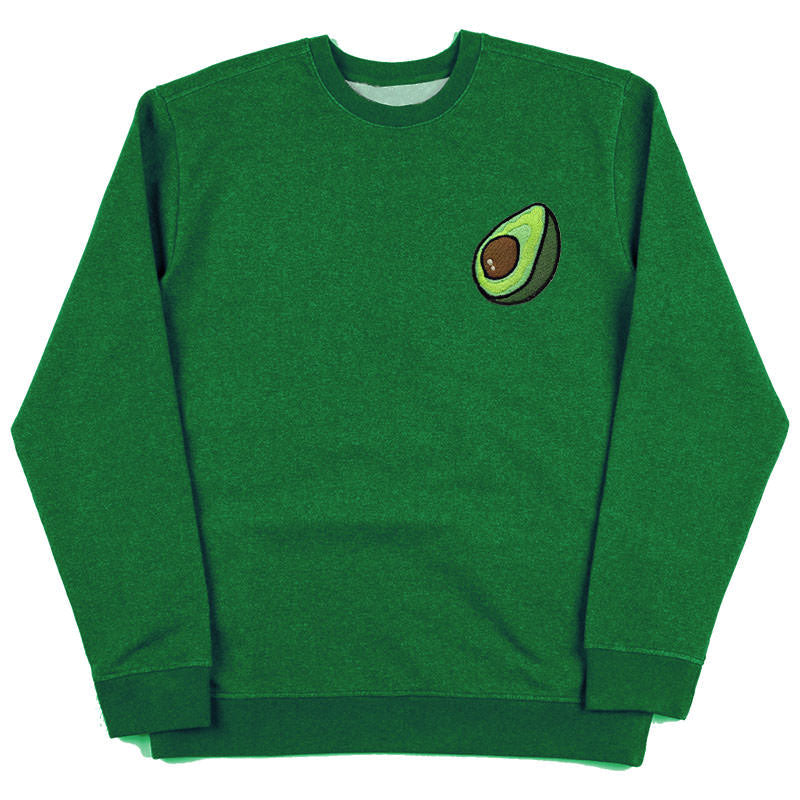 avocado embroidered sweatshirt boogzel apparel