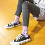 purple unicorn socks boogzel apparel