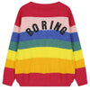 boring heart rainbow cardigan boogzel apparel