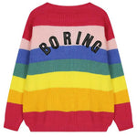 boring heart rainbow cardigan boogzel apparel