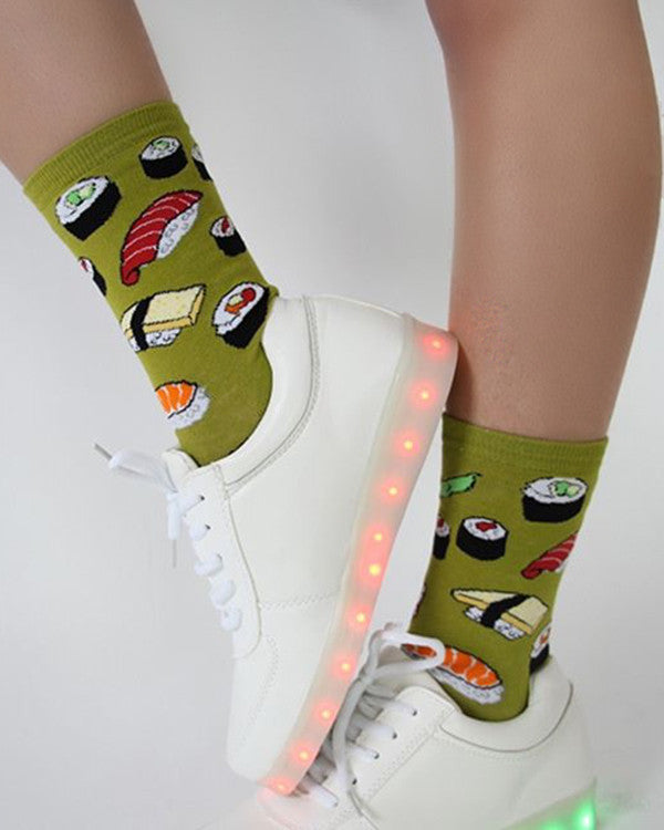 green sushi socks buy shop boogzel apparel