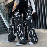 emoji grunge jeans boogzel apparel