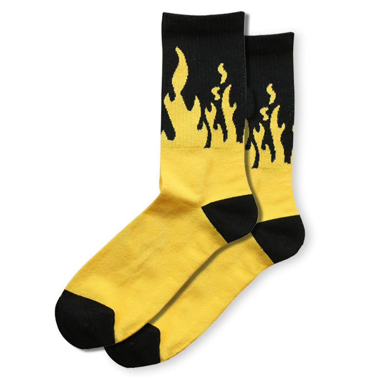 flame socks boogzel apparel