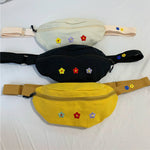 flower embroidery Fanny Pack boogzel apparel