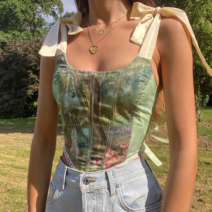 Forest Fairy Corset Top