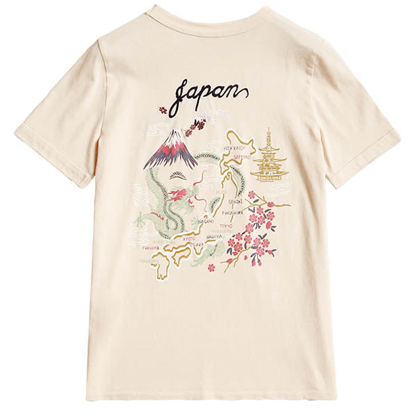 japan map t-shirt boogzel apparel