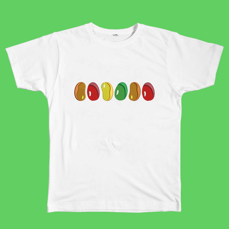 Jelly Beans Embroidered T-Shirt