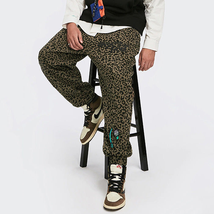 Leopard Print Wide Pants
