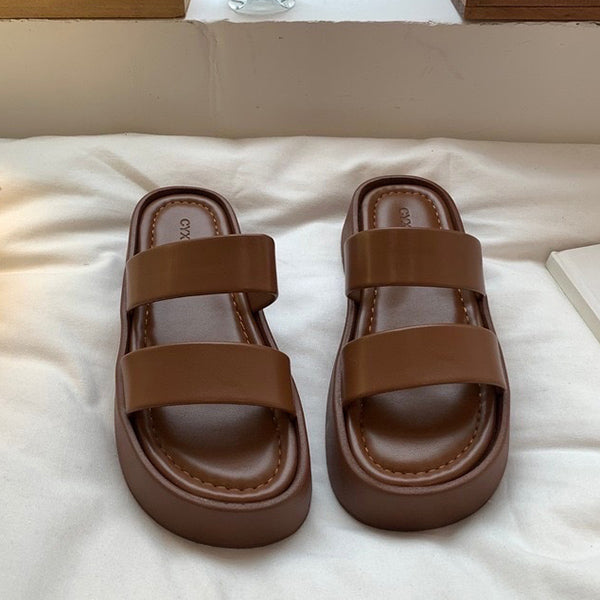 minimalist aesthetic sandals boogzel clothing