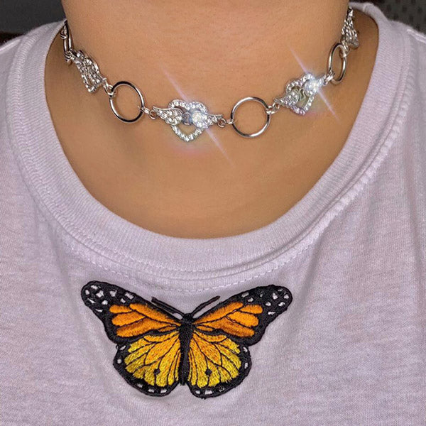 Wings Of Angel Choker Necklace