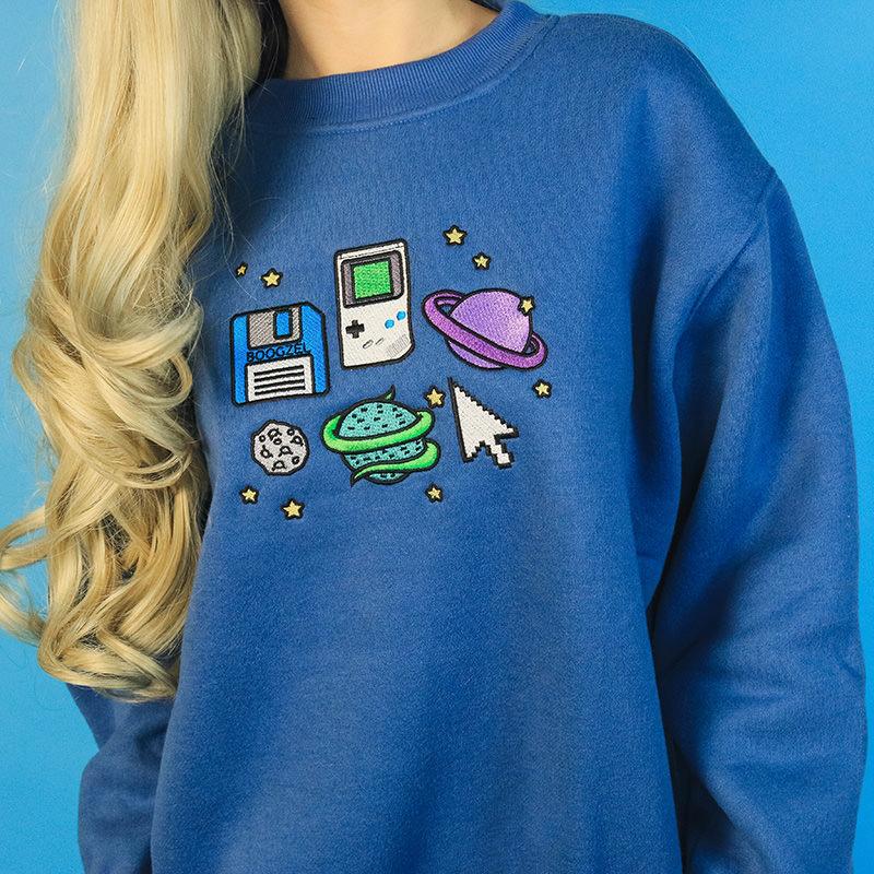 windows aesthetic embroidery tumblr sweatshirt tshirt boogzel apparel