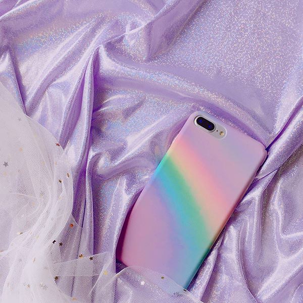 pastel rainbow iphone case, soft grunge, palegrunge, grunge, aesthetic