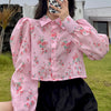 pink floral blouse boogzel clothing