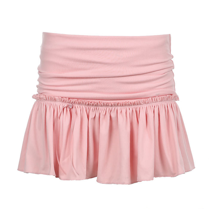 pink mini skirt boogzel clothing