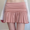 pink mini pleated skirt boogzel clothing