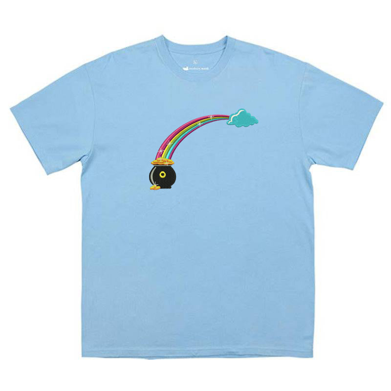Pot of Gold Embroidered Tee, S