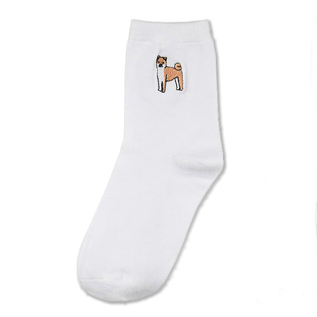 dog embroidery socks boogzel apparel