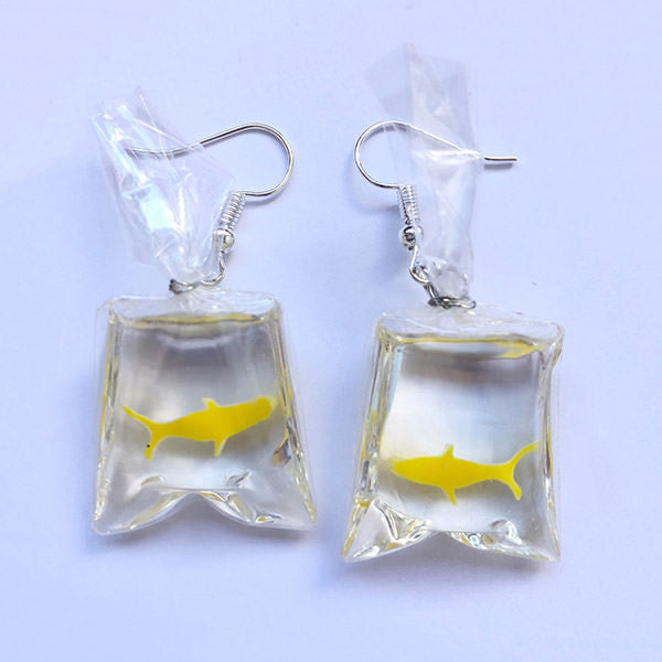 Goldfish Aesthetic Earrings boogzel apparel