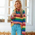 rainbow sweater boogzel apparel