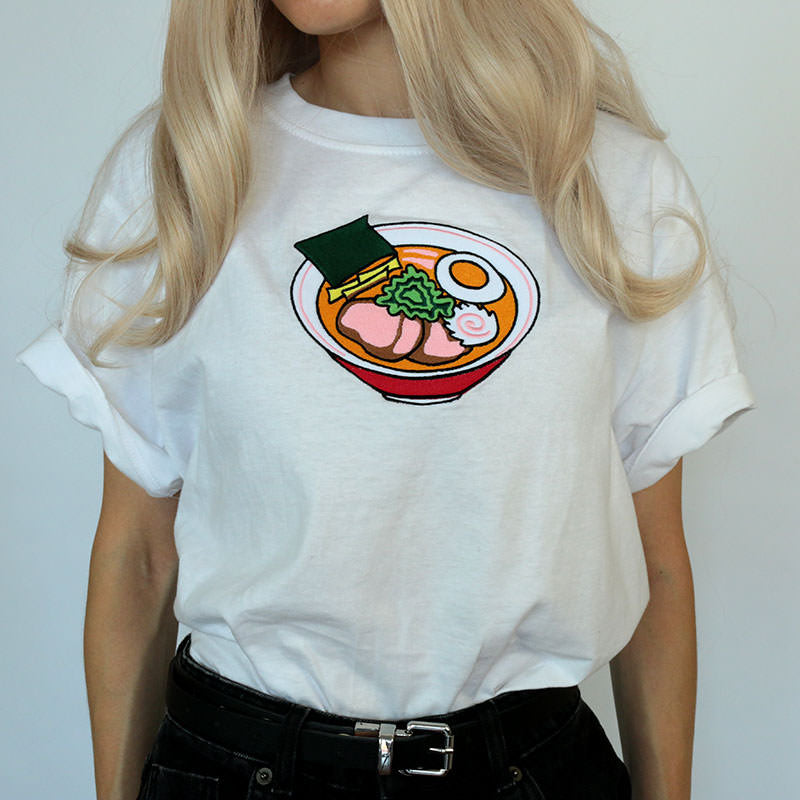 ramen t-shirt, grunge outfit boogzel apparel