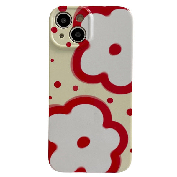 red flowers iphone case boogzel clothing