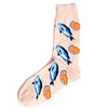 salmon socks boogzel apparel