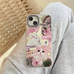 soft aesthetic bunny iphone case boogzel clothing