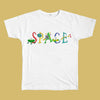 Space Embroidered Tee, S