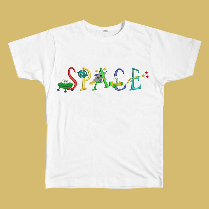 Space Embroidered Tee