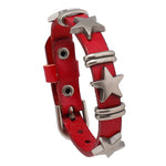 Grunge Aesthetic Star Leather Bracelet