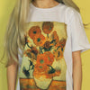 van gogh sunflowers tshirt boogzel apparel