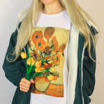 van gogh sunflowers shirt boogzel apparel